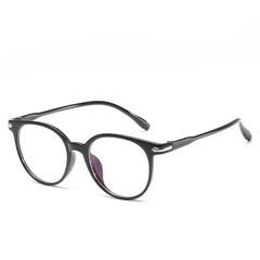 Round Anti Light Glasses for Women Men Students Casual Jelly Glasses