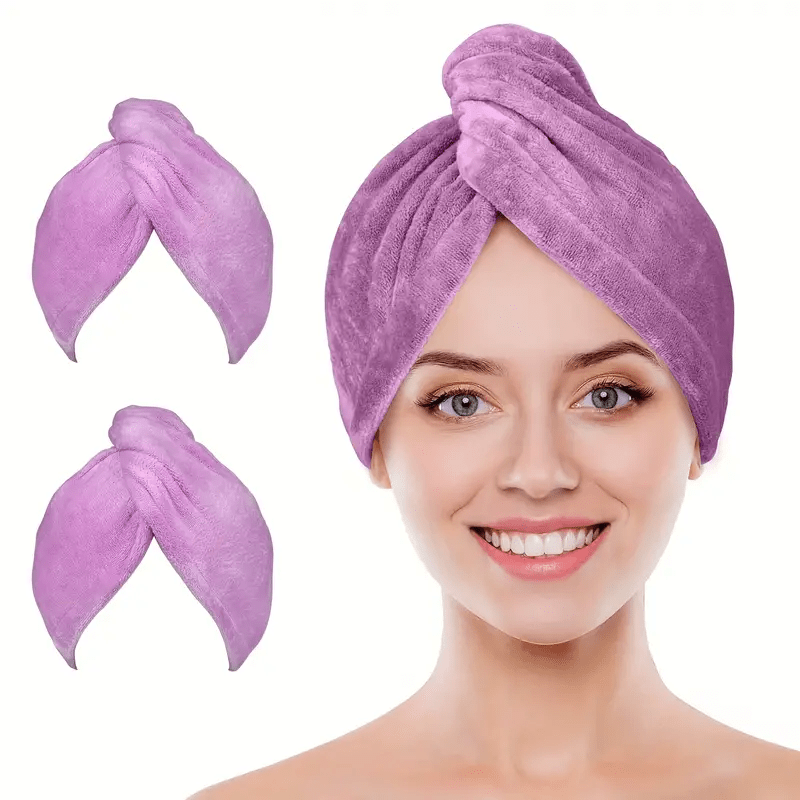 Microfiber Hair Drying Cap for Women, Quick Dry Shower Cap