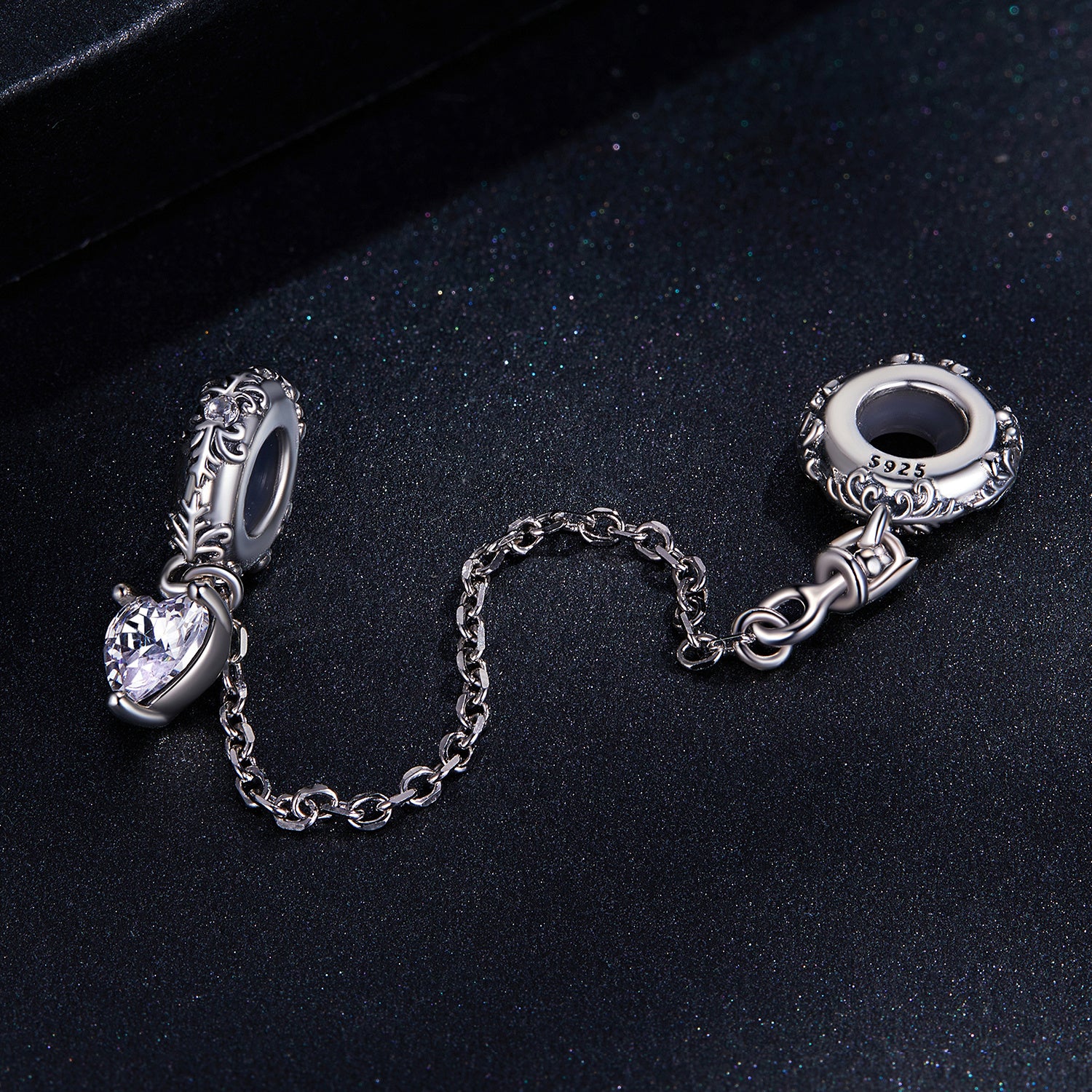 PANPOKI 925 Sterling Silver Beads Charms, Vintage Pattern, DIY Jewelry Gift