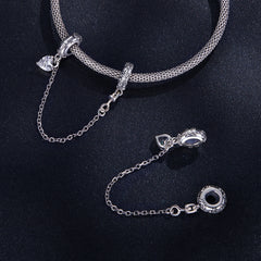 PANPOKI 925 Sterling Silver Beads Charms, Vintage Pattern, DIY Jewelry Gift