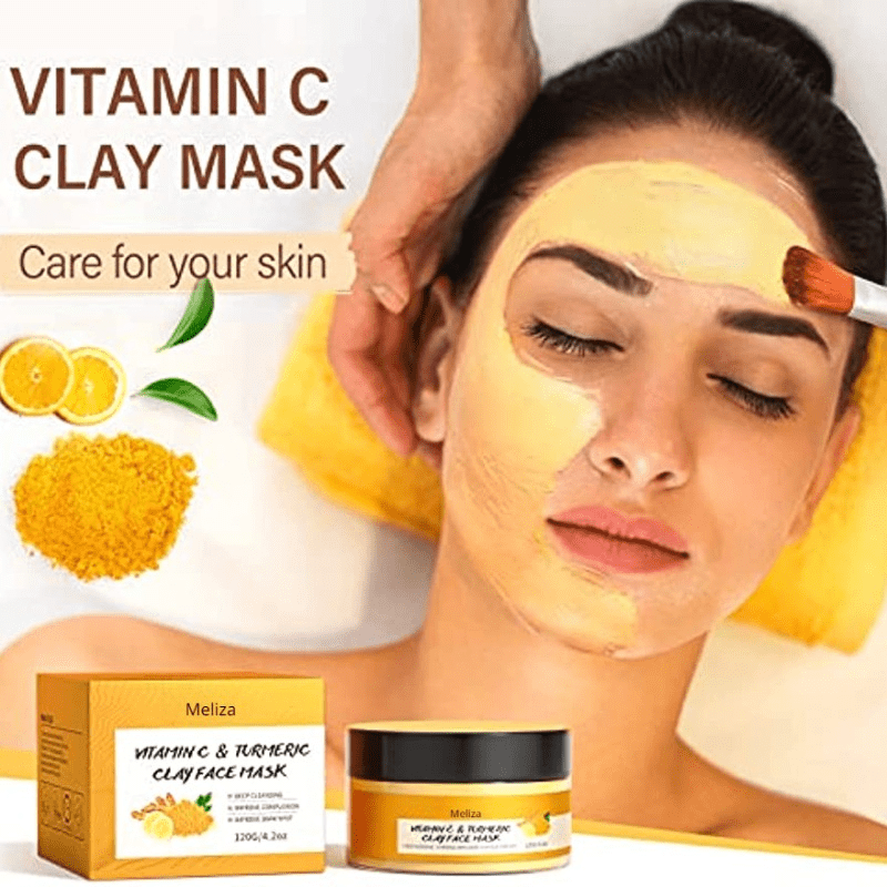 Turmeric Vitamin C Clay Mask Deep Cleansing Face Mask Skin Care