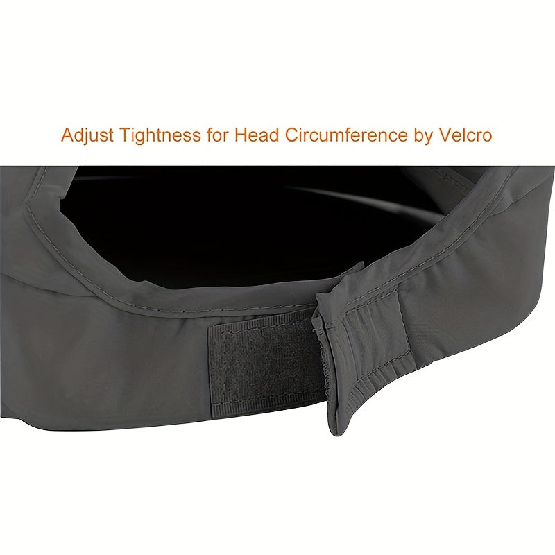 Foldable Ponytail Visor Hat UV Protection Sun Hat Women