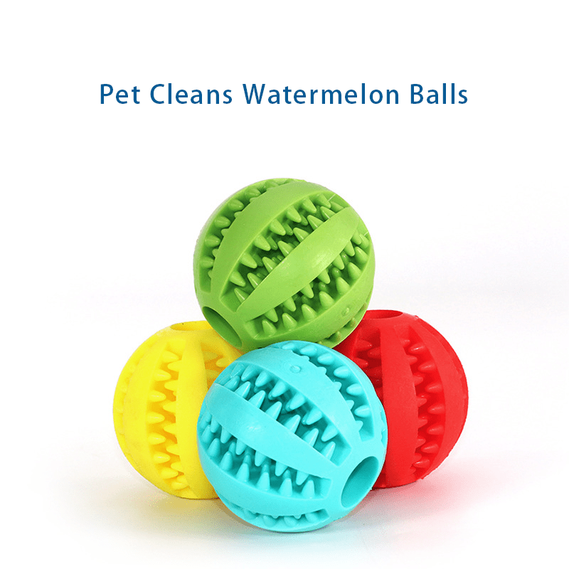 Dog Leaking Food Toy Rubber Chew Toys Interactive Molar Toy