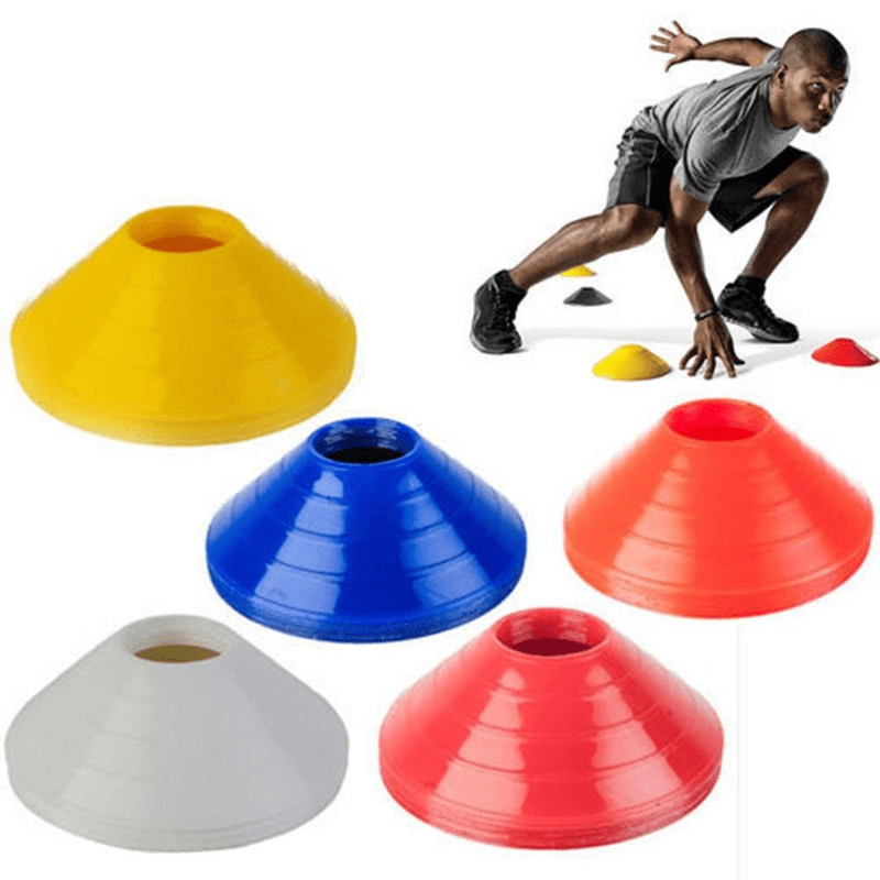 Agility Training Set 6 Hurdles 12 Cones 10 Discs for Football Soccer Sports
