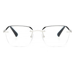 Men's Rimless Rhinestone Anti Glasses