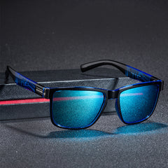 Vintage Square Mirror Summer UV400 Sun Glasses