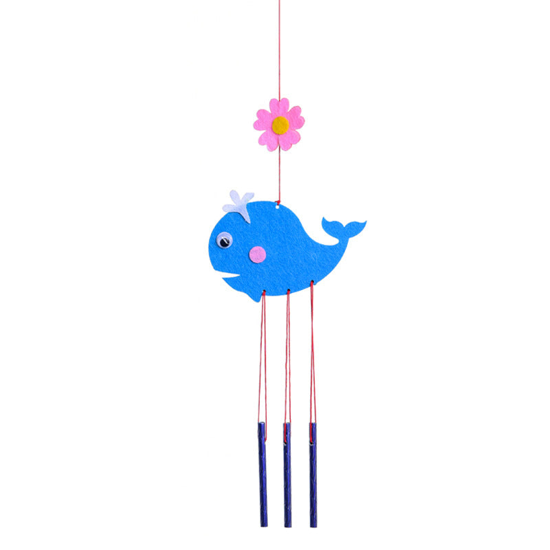 DIY Cartoon Animal Wind Chime Craft Kit for Kids