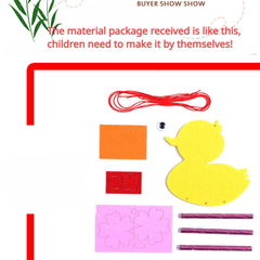 DIY Cartoon Animal Wind Chime Craft Kit for Kids