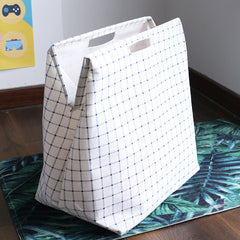 1pc Folding Hand Dirty Clothes Bucket Storage Basket Large Capacity