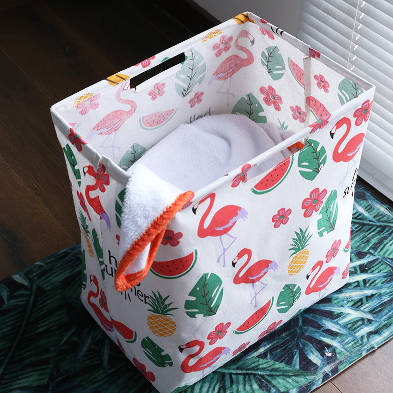1pc Folding Hand Dirty Clothes Bucket Storage Basket Large Capacity
