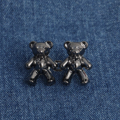Bear Shape Waist Pin Jeans Waist Pin Adjustment Detachable Sewing Buttons