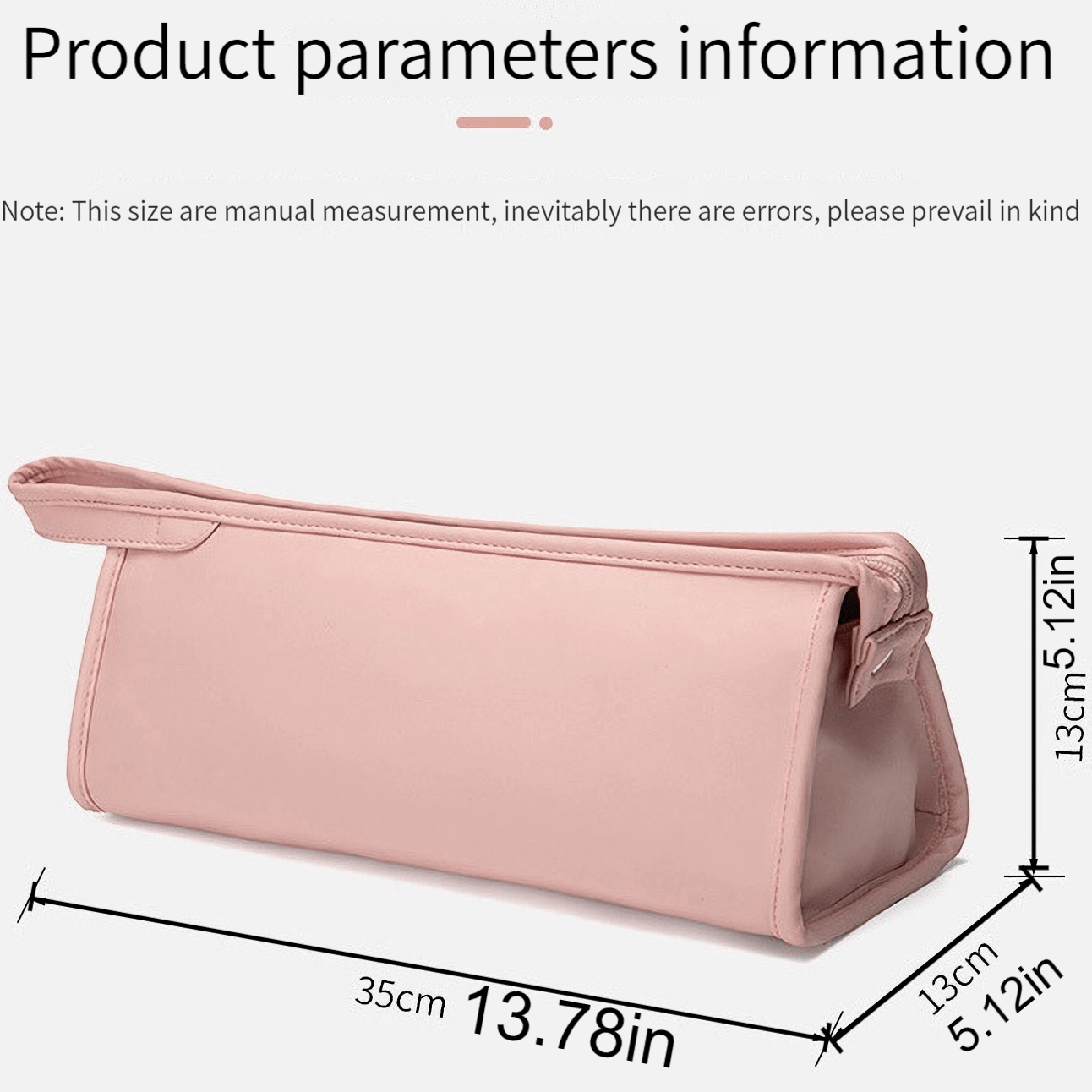 Portable Zipper Hair Dryer Storage Bag Waterproof