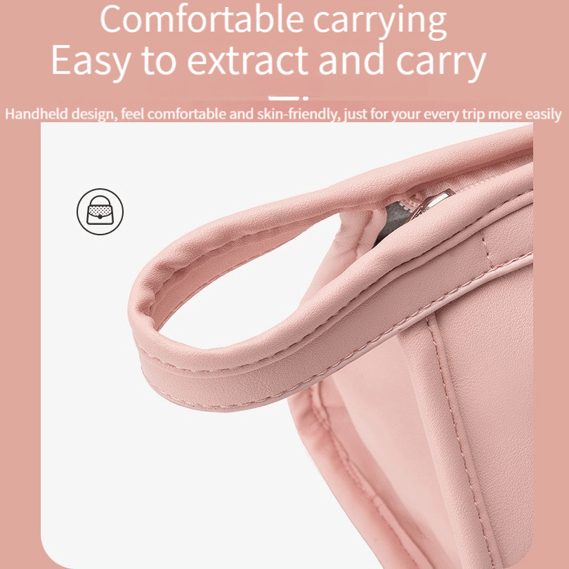 Portable Zipper Hair Dryer Storage Bag Waterproof