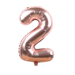 1pc Number Balloon Large 32 Inch Rose Gold Birthday Party Decor Supplies