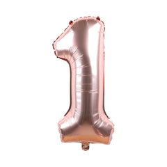 1pc Number Balloon Large 32 Inch Rose Gold Birthday Party Decor Supplies
