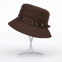 Unisex Solid Bucket Hat Foldable Lightweight Sunshade Boonie Hats