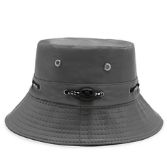 Unisex Solid Bucket Hat Foldable Lightweight Sunshade Boonie Hats