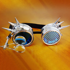 Steampunk Goggles Glasses Welding Gothic Cosplay Vintage Rustic