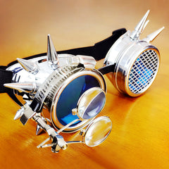 Steampunk Goggles Glasses Welding Gothic Cosplay Vintage Rustic