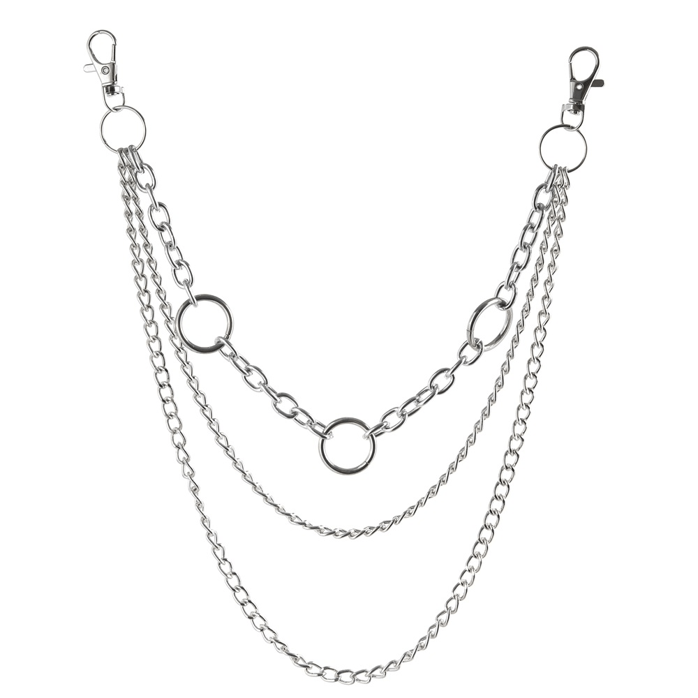 Vintage Metal Chain For Jeans Pants Keychains Men Unisex