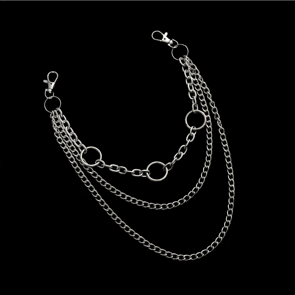 Vintage Metal Chain For Jeans Pants Keychains Men Unisex