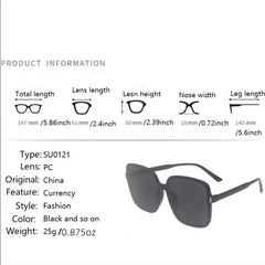Large Square Sunglasses UV400