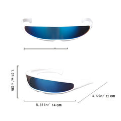Men's Futuristic Sunglasses UV Protection Eyewear For Party