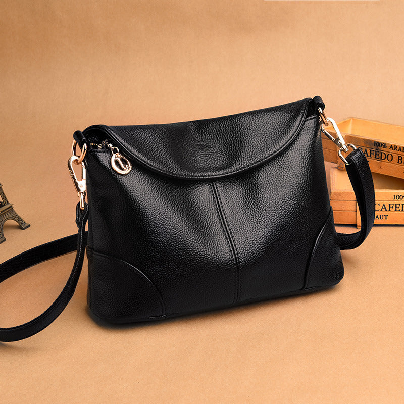 Middle Aged Mother Crossbody Bag Solid Single Shoulder Purse