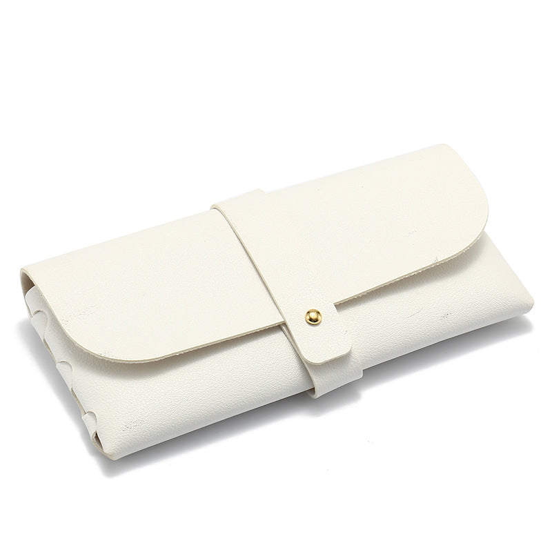 Soft PU Leather Glasses Bag Portable Travel Accessory