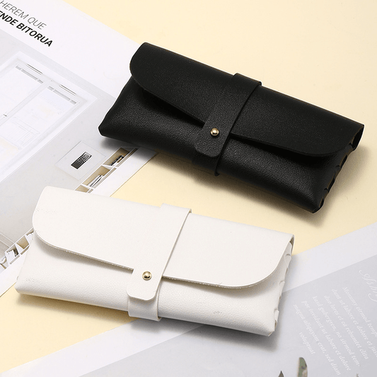 Soft PU Leather Glasses Bag Portable Travel Accessory