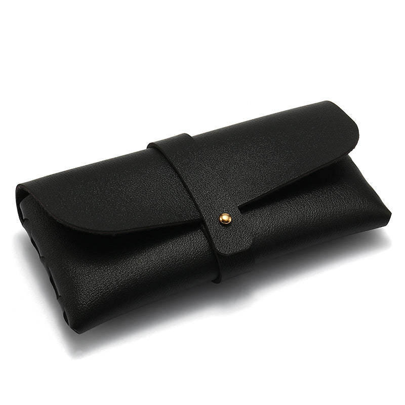 Soft PU Leather Glasses Bag Portable Travel Accessory