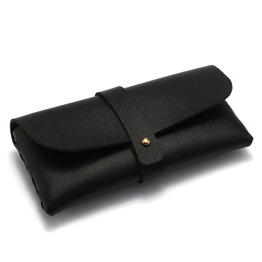 Soft PU Leather Glasses Bag Portable Travel Accessory
