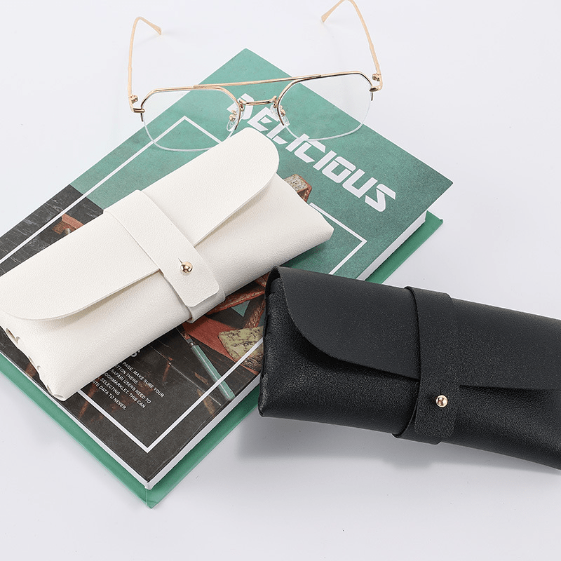 Soft PU Leather Glasses Bag Portable Travel Accessory