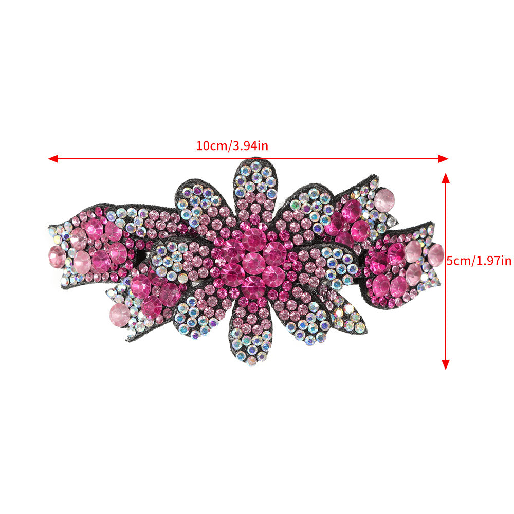 Rhinestone Butterfly Hair Clip Large Jewelry French Barrette Hair Accessories