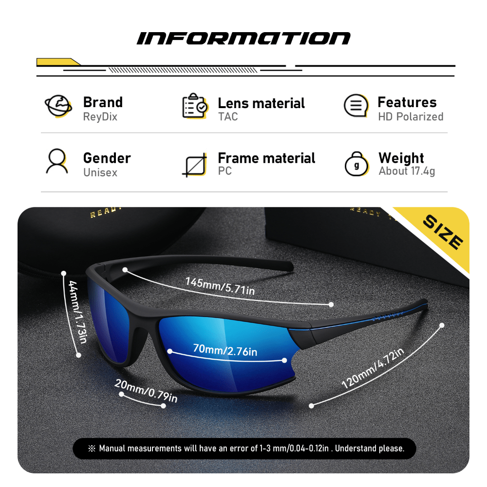 Men's Polarized Sunglasses UV Protection for Outdoor Sports