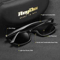 Men's Polarized Sports Sunglasses UV Protection TR90 Outdoor Driving
