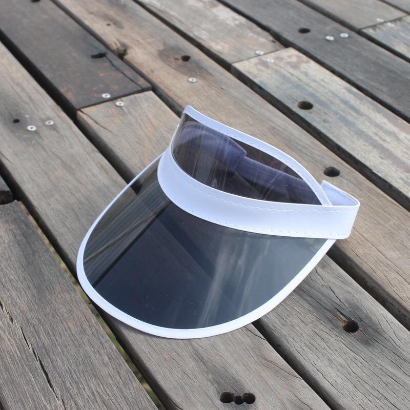 Transparent Waterproof Sun Visor Hat UV Protection Lightweight Cap