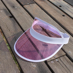 Transparent Waterproof Sun Visor Hat UV Protection Lightweight Cap
