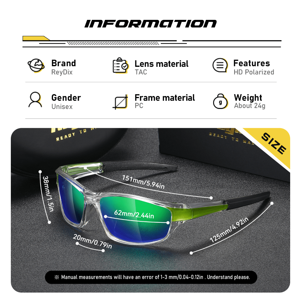 Men's Polarized Sports Sunglasses for Driving Cycling