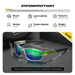 Men's Polarized Sports Sunglasses for Driving Cycling