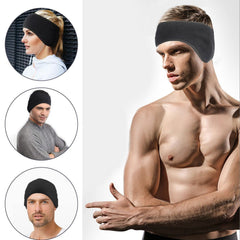 Winter Ear Muffs Running Headband Moisture Sweat Absorption Ski Sports Headband