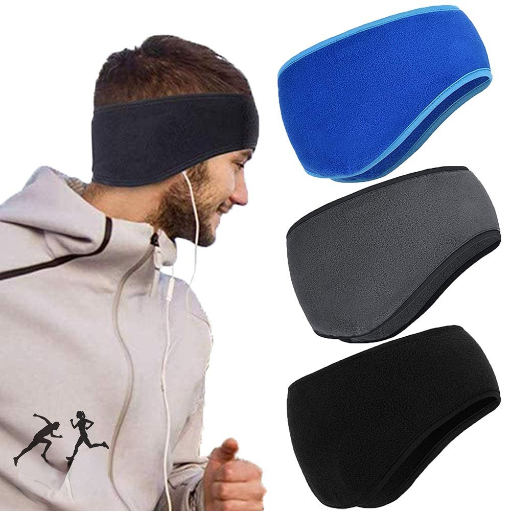 Winter Ear Muffs Running Headband Moisture Sweat Absorption Ski Sports Headband