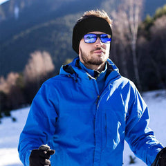Winter Ear Muffs Running Headband Moisture Sweat Absorption Ski Sports Headband