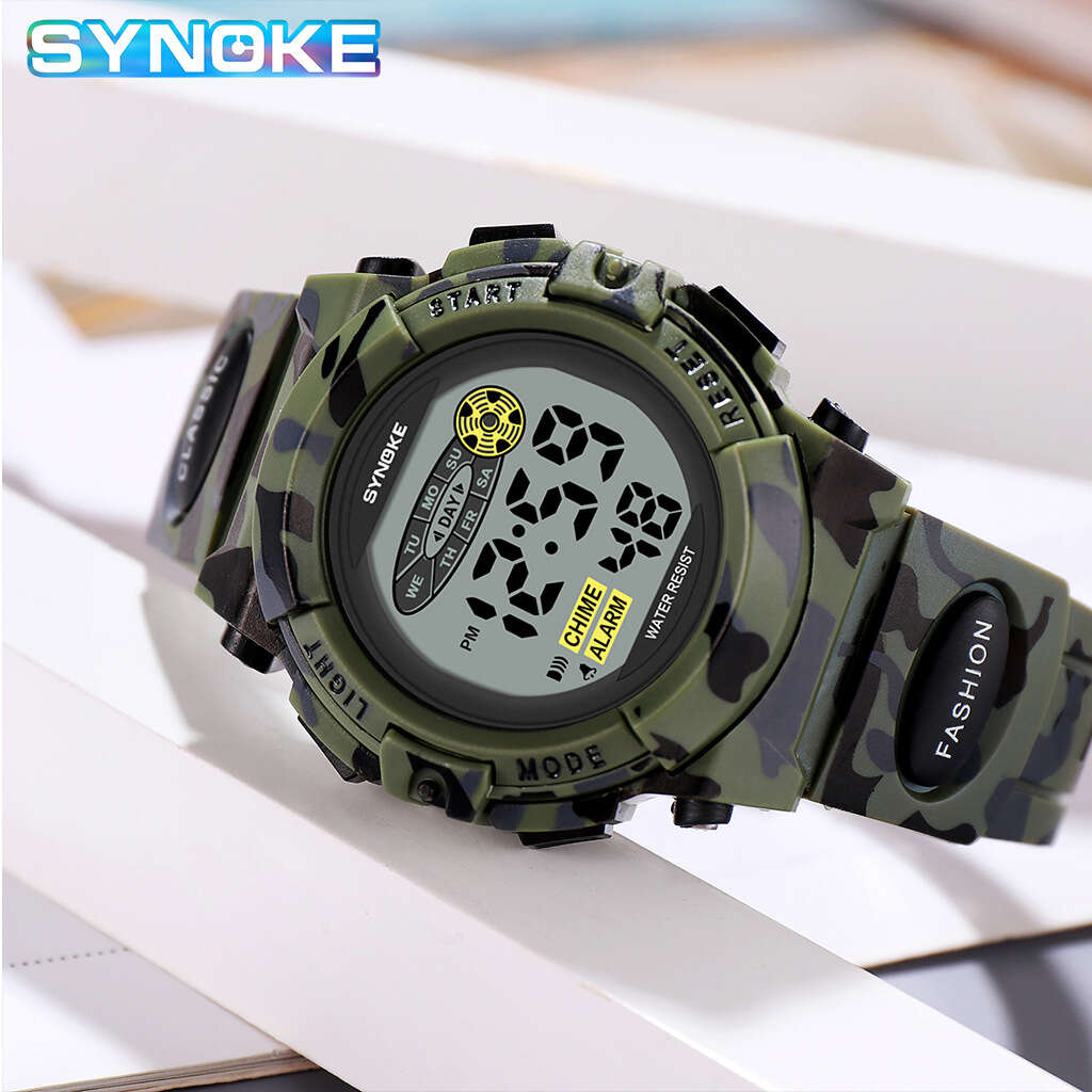 SYNOKE Colorful Luminous Kids Electronic Watch