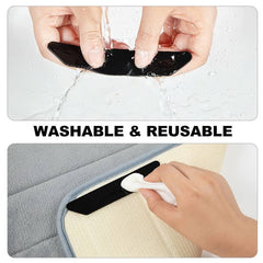 8pcs Reusable Non Slip Rug Tape for Hardwood Floors