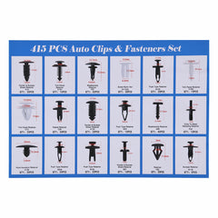 419pcs Car Retainer Clips Fasteners Kit Remover For Car