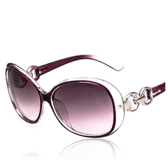 Women's Oval Sunglasses Gradient UV400 Sun Shades Glasses