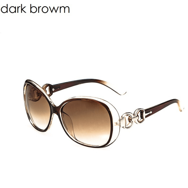 Women's Oval Sunglasses Gradient UV400 Sun Shades Glasses