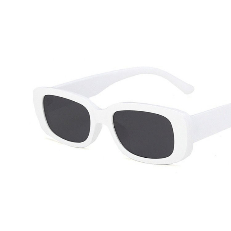 Retro Rectangle Sunglasses for Women UV400 Protection