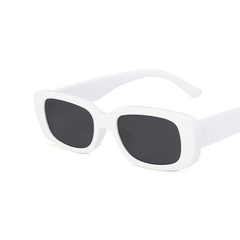 Retro Rectangle Sunglasses for Women UV400 Protection